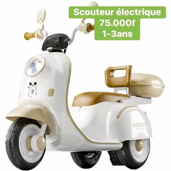 Scooter électrique pour enfants 1-3 ans