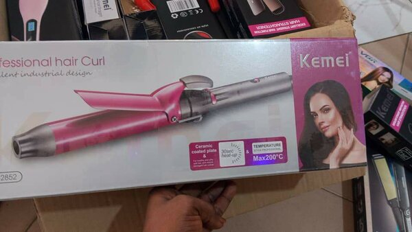 Fer à Boucler Professionnel Kemei