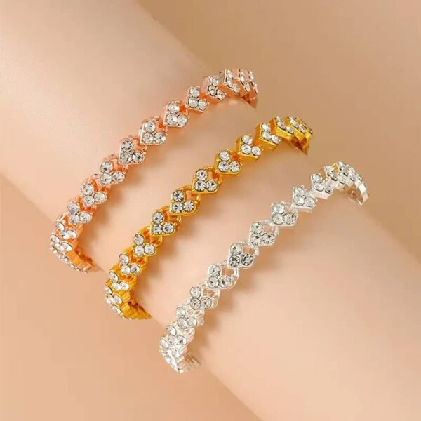 Bracelet en diamant éclatant