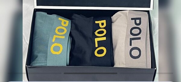 Lot de 3 boxers homme Polo.