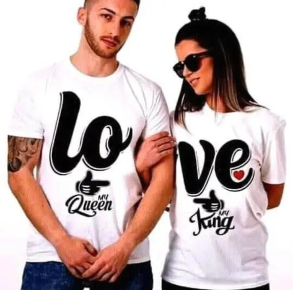 T-shirt Couple Roi Reine