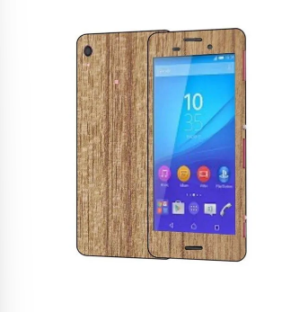 Sony Xperia M4 Aqua Mahogany Wooden Texture Mobile Skin