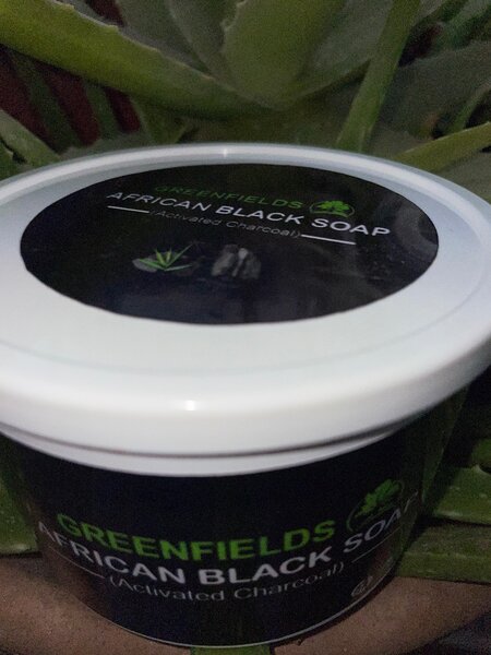 Activated charcoal black soap