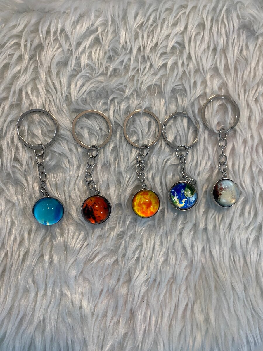 Porte-clés Planètes Colorés