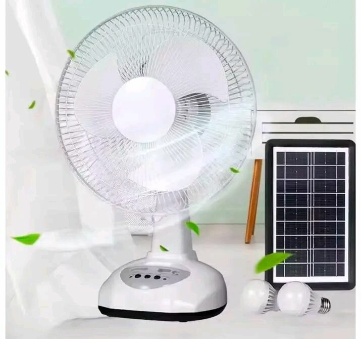 Ventilateur solaire rechargeable