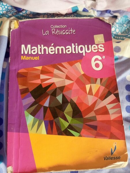 Livre mathématiques 6éme
