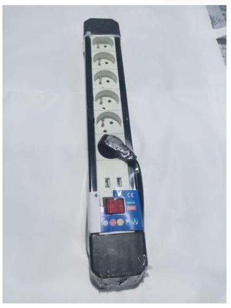 Multiprise Parafoudre Avec Protection Contre Les Surchages(6prises+2USB)