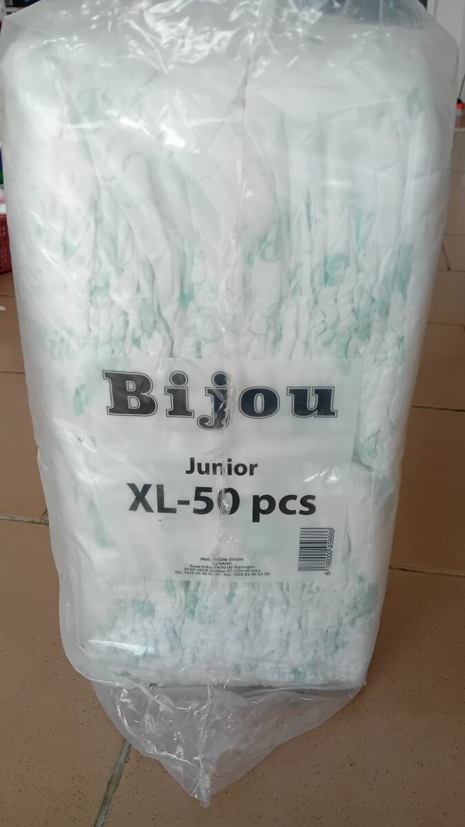 Colis bijou Couches Junior XL