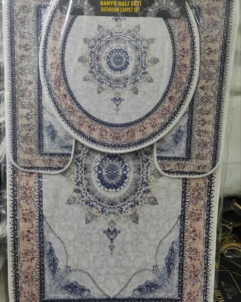 3 pieces Bath Mat set. Very soft and absorbent