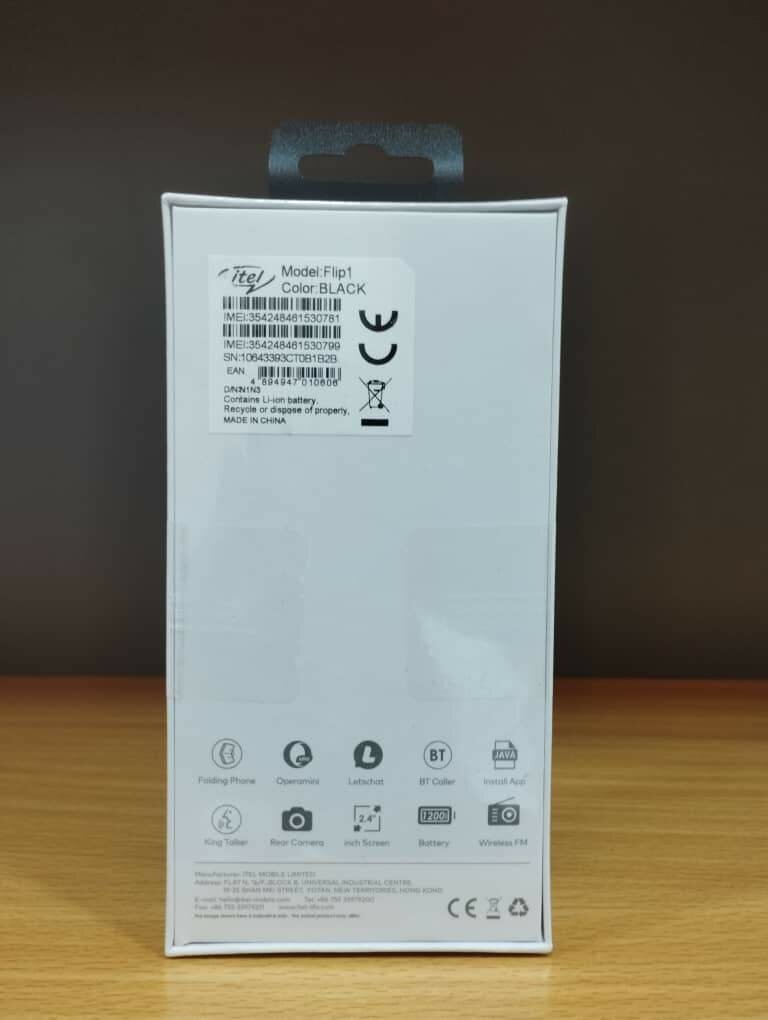 Itel flip 1