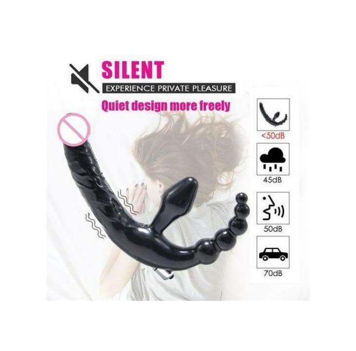 Stimulateur Vibrant Noir 3 en1