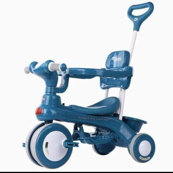 Tricycle bébé avec guidon bleu
