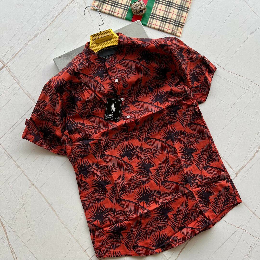 Polo Linen Flower Shirts