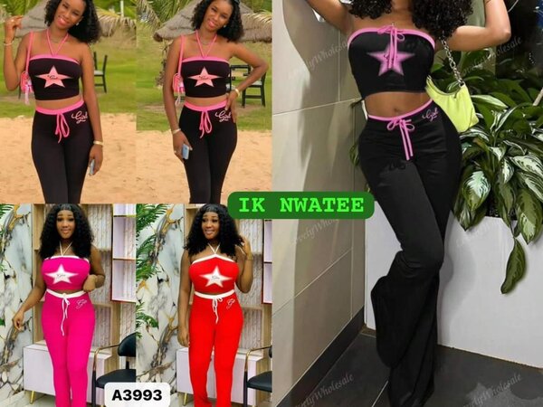 Ensemble casual femme étoile