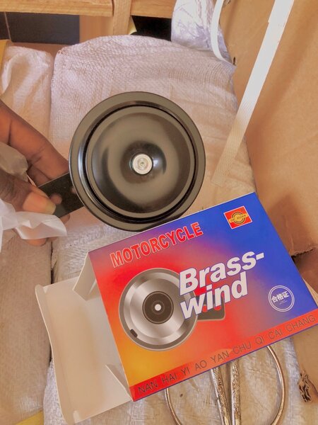 Klaxon de moto Brasswind 125