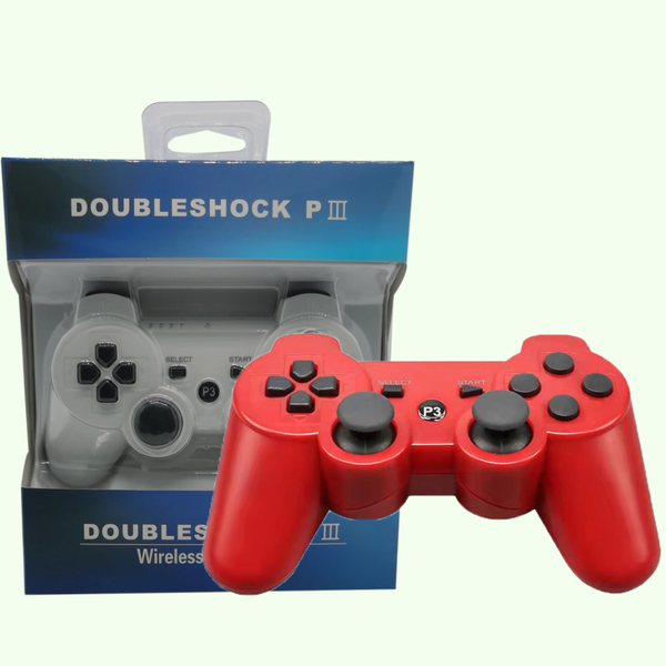 Manette sans fil PS3 rouge