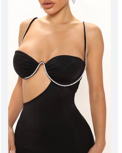 Robe Élégante avec strass