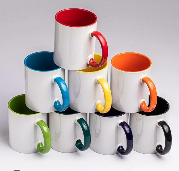 Coated mug