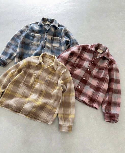 Chemises à carreaux pour homme