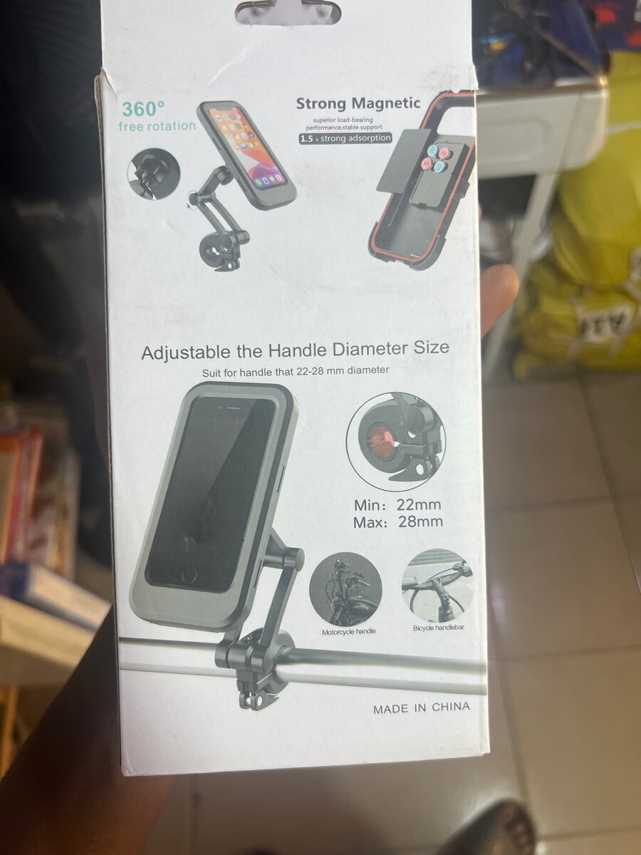 Support magnétique pour vélo pour smartphone