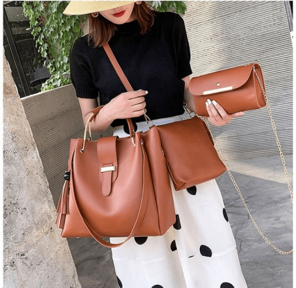 Original leather, lady's handbag