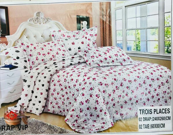 Parure de Lit Géométrique Drap Vip