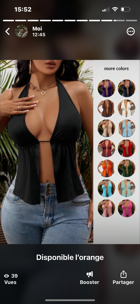 Top dos nu tendance femme