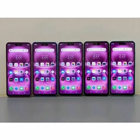 Smartphones colorés modernes