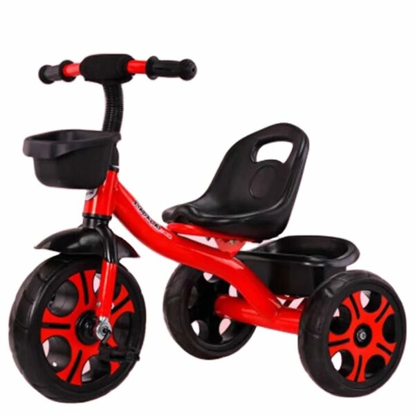 Tricycle enfant rouge robuste