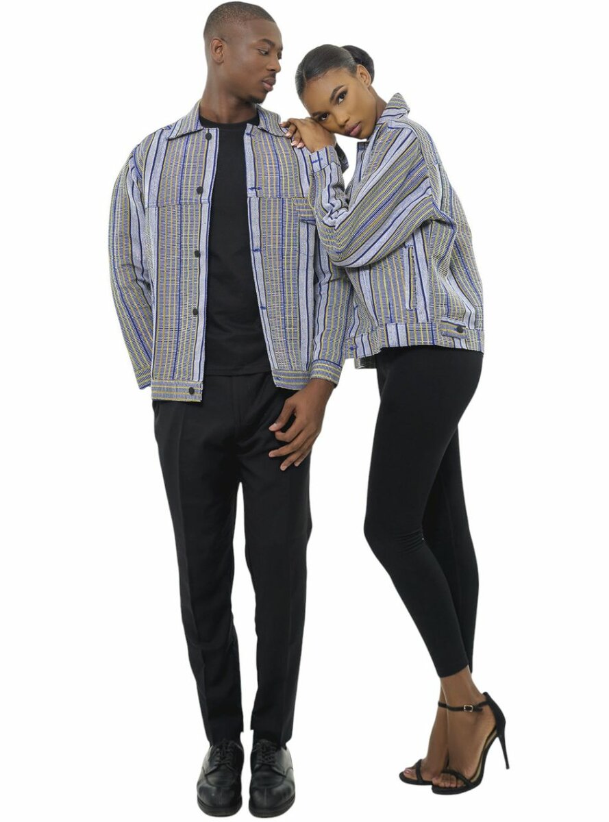 Veste unisexe à rayures élégantes