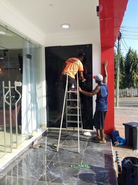 Tinted Glass Stickers