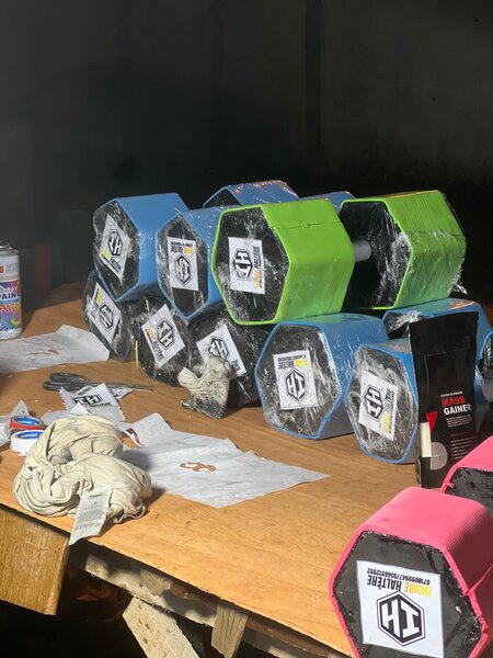 Haltères Néoprène Colorés