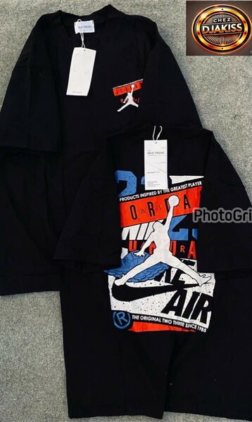 T-shirt noir tendance