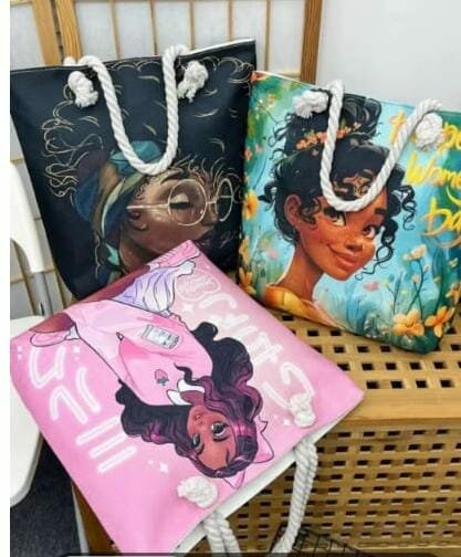 Sac cabas femme personnalisé avec motif