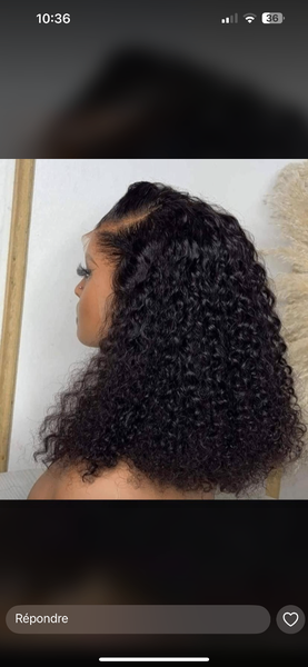 Perruque Lace Front Bouclée