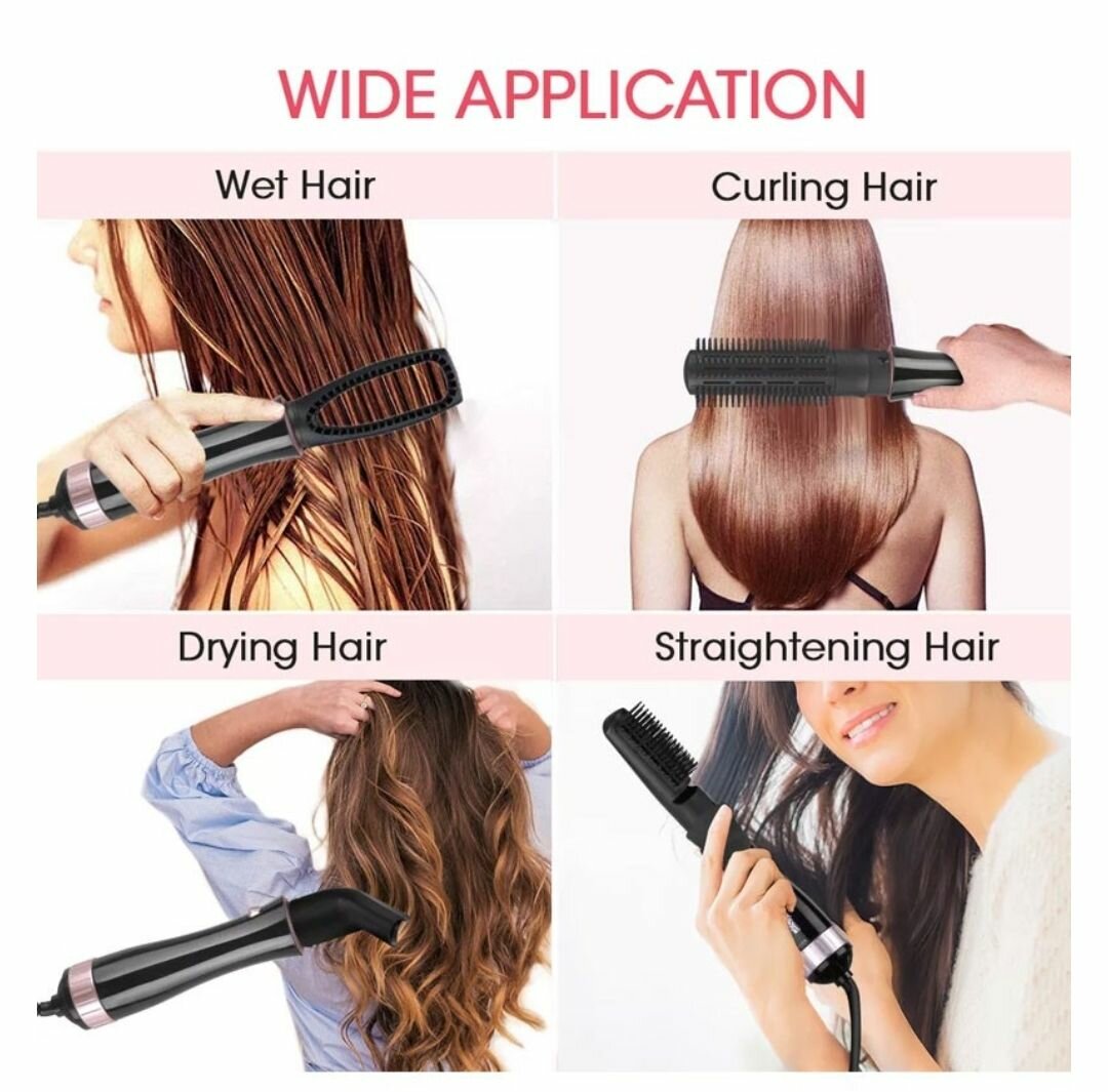 1000W 7-IN-1 INTERCHANGEABLE HEADS ADJUSTABLE HEAT ELECTRIC