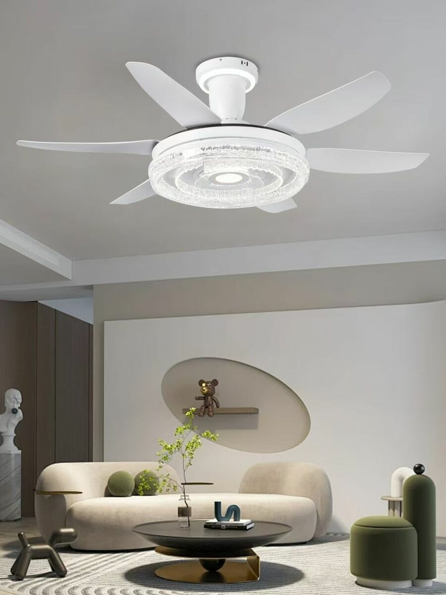 Ventilateur de plafond moderne LED