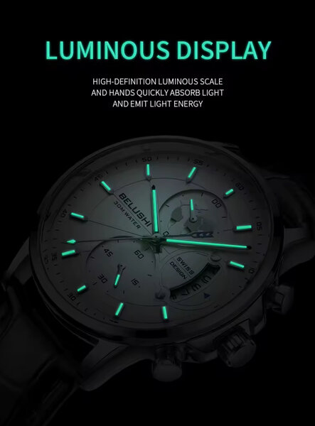 Montre Chronographe Élégante Homme