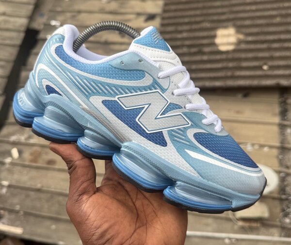 Baskets confort sport bleu