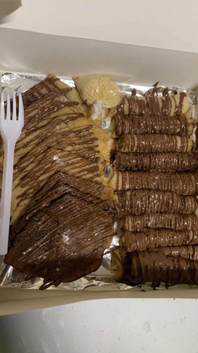 Boxe de crêpes au Nutella