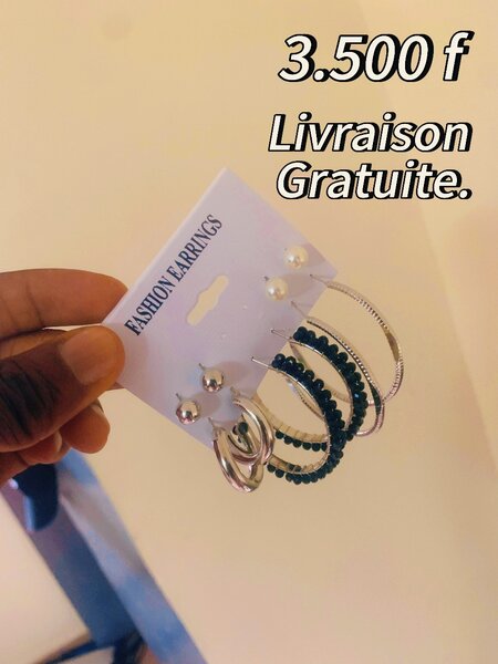 Boucles d'oreilles mode tendance