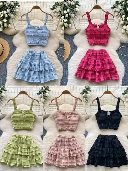 Set d'été à volants