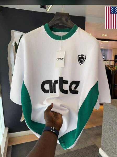 Maillot de foot Arte blanc et vert