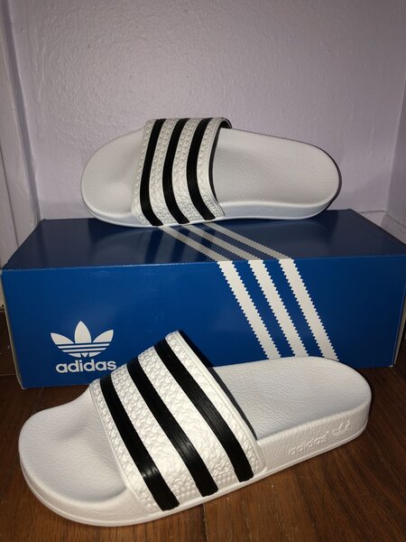 Adidas Slides Blanches pour Homme