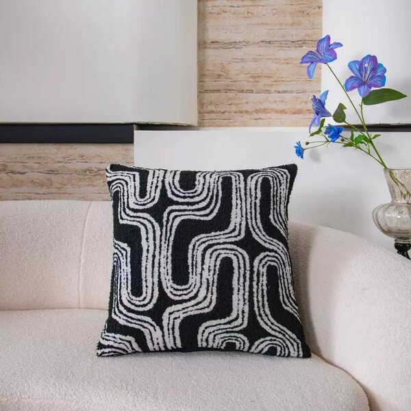 Coussin décoratif motif géométrique