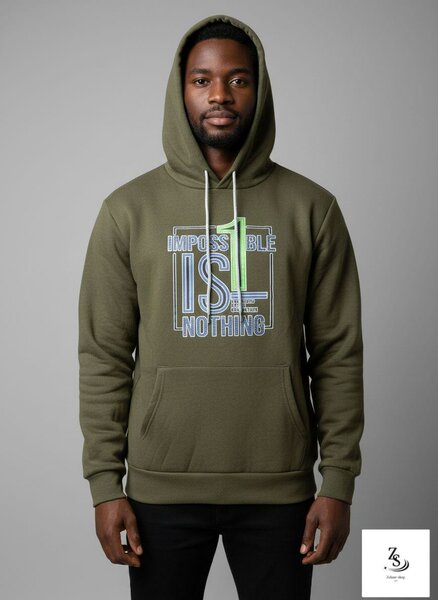 Sweat à capuche graphique homme