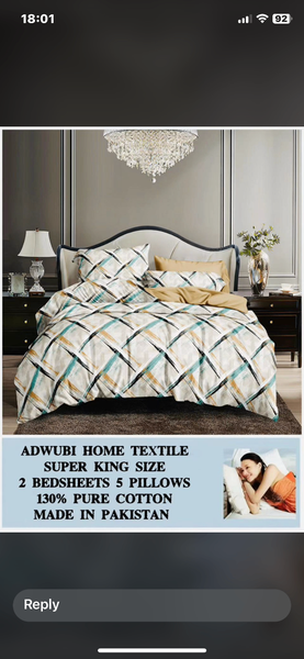 5 pillow cases 2 bedsheets