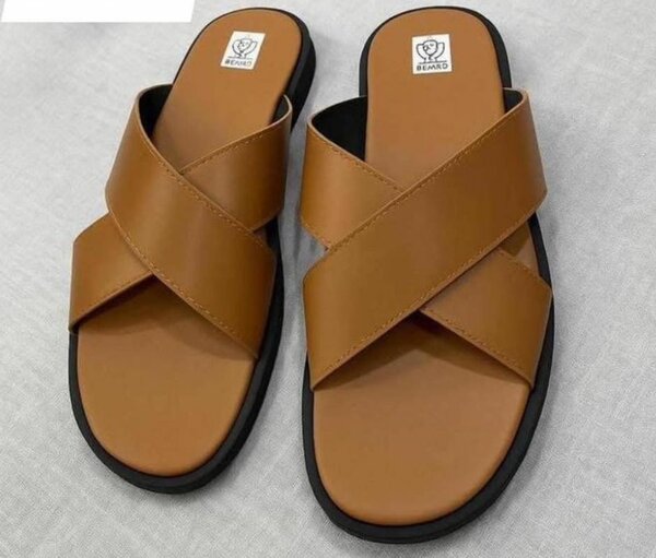 Sandales homme croisées élégantes