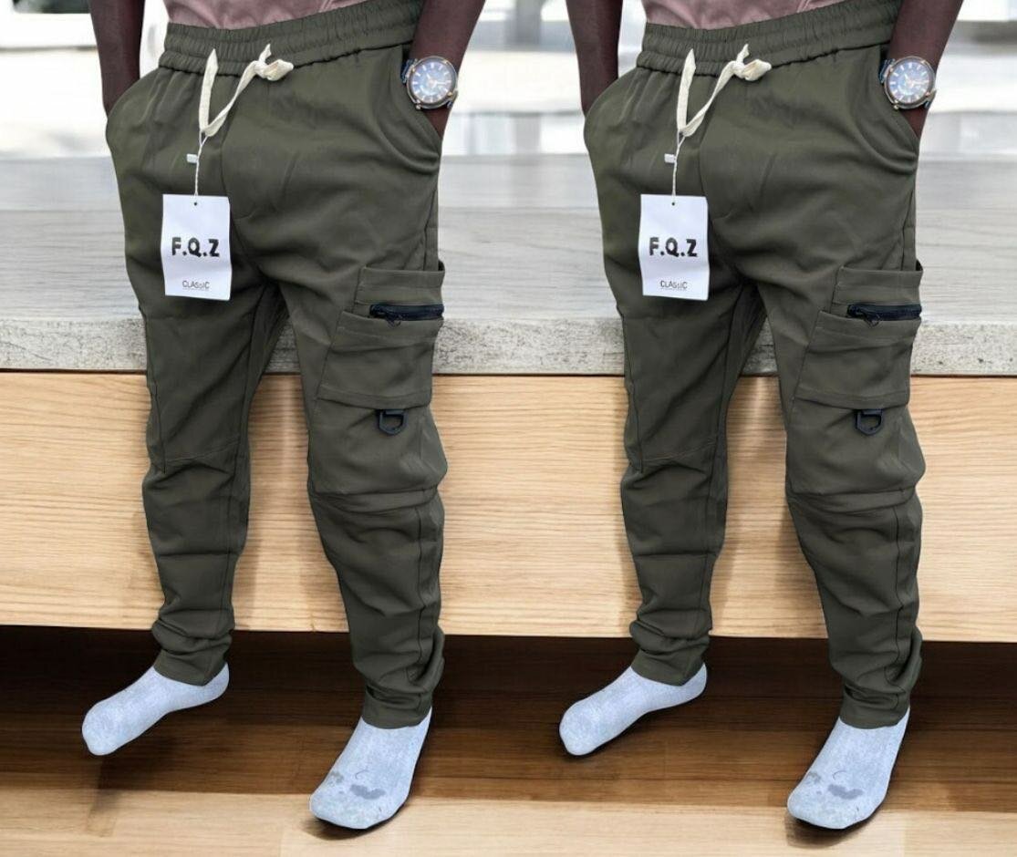 Pantalons cargo décontractés homme