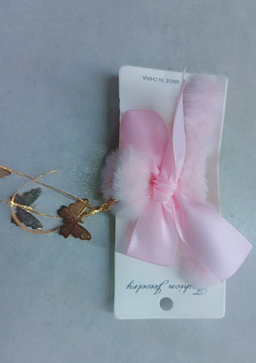 2 Barrettes peluches Papillon